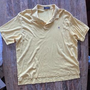 Ralph Lauren, Polo Short Sleeve Shirt 3XB Yellow
